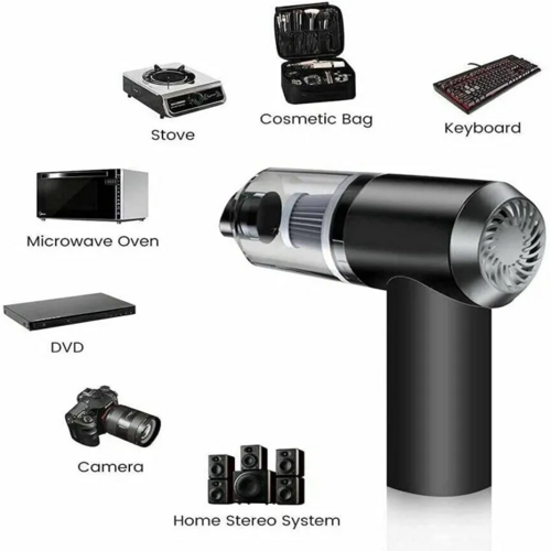 120W Kablosuz El Süpürgesi – Mini Taşınabilir Araba ve Ev Süpürgesi