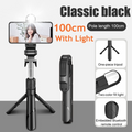 3-in-1 Tripod Bluetooth Selfie Çubuğu – Dolgu Işıklı Akıllı Telefon İçin