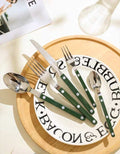Set Of 10 Pcs French Dopamine Cutlery Flatware - Bistrot Style